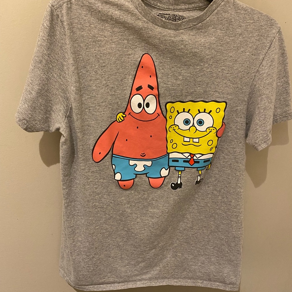 Spongebob and Patrick cotton/poly blend T-shirt